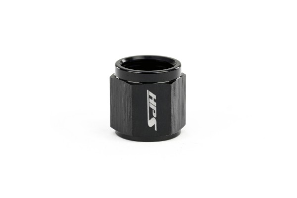 HPS Performance Hard Line AN Tube Nut, Aluminum, Black -3