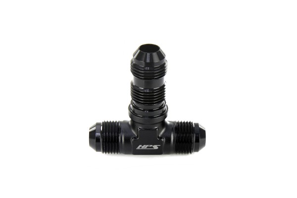 HPS Performance -8 Bulkhead Tee Aluminum Adapter Fitting