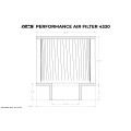 HPS Performance Crankcase Vent Air Filter Breather 1" ID, 2" Overall Length