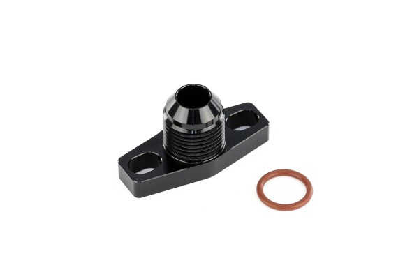 HPS Performance -10 Male Turbo Drain Aluminum Flange Adapter HPS Performance -10 Male Turbo Drain Aluminum Flange Adapter