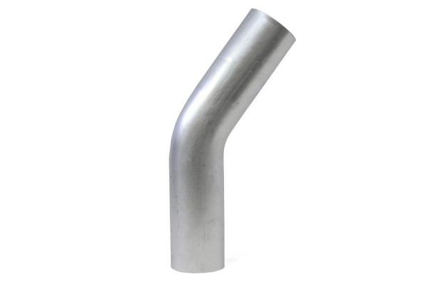 HPS 4.5" OD 35 Degree Bend 6061 Aluminum Elbow Pipe 15 Gauge w/ 6" CLR