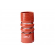 HPS HIGH TEMP 3" ID X 6" LONG 4-PLY ARAMID REINFORCED SILICONE CAC COUPLER HOSE HOT SIDE (76MM ID X 152MM LENGTH)