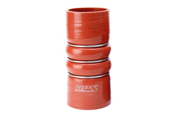 HPS HIGH TEMP 5" ID X 6" LONG 4-PLY ARAMID REINFORCED SILICONE CAC COUPLER HOSE HOT SIDE (127MM ID X 152MM LENGTH)