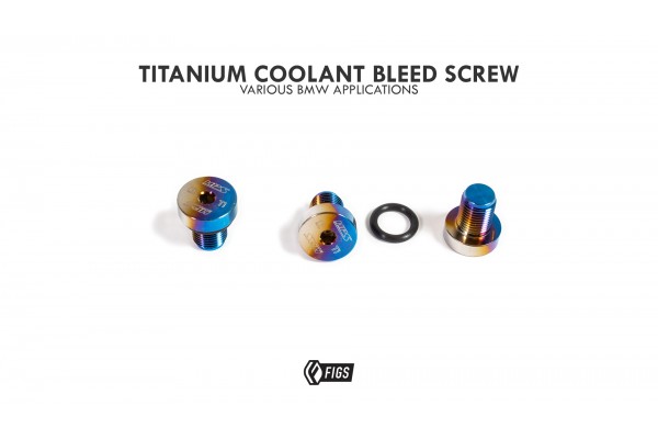 Titanium Coolant Bleed Screw for 1994-1995 BMW 530i 3.0L