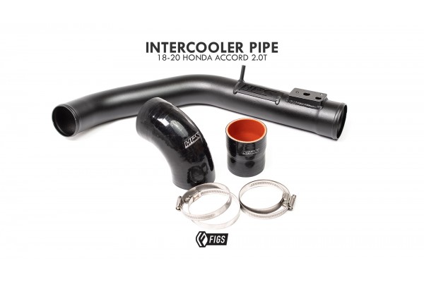 HPS Black 2.5" Intercooler Pipe for 18-20 Honda Accord 2.0L Turbo