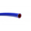 HPS 1" ID blue high temp reinforced silicone heater hose, Max Working Pressure 50 psi, Max Temperature Rating: 350F, Bend Radius: 4.5"