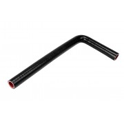 HPS 1/2" (13mm) with 5" and 12" Leg, Silicone 90 Degree Elbow Coupler Hose, High Temp 4-ply Reinforced, Black HPS 1/2" (13mm) with 5" and 12" Leg, Silicone 90 Degree Elbow Coupler Hose, High Temp 4-ply Reinforced, Black