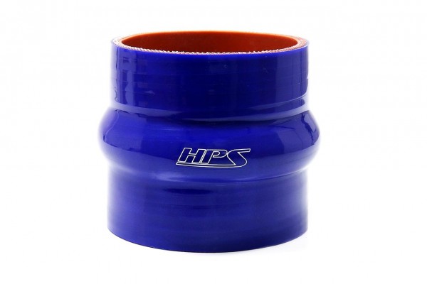 HPS HIGH TEMP 10" ID X 6" LONG 6-PLY REINFORCED SILICONE HUMP COUPLER HOSE BLUE (254MM ID X 152MM LENGTH)