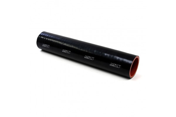 HPS HIGH TEMP 6.5" ID X 1 FOOT LONG 6-PLY REINFORCED SILICONE COUPLER TUBE HOSE BLACK (165MM ID)