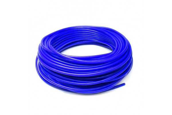HPS 1/8" (3MM) ID BLUE HIGH TEMP SILICONE VACUUM HOSE W/ 1.5MM WALL THICKNESS - 100 FEET PACK