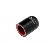 HPS 1/4" High Temperature Reinforced Black Silicone Coolant Cap Bypass Heater 6.5mm