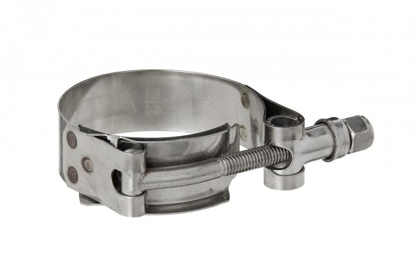 HPS STAINLESS STEEL T-BOLT CLAMP SAE FOR 1 1/8" ID HOSE - EFFECTIVE SIZE: 1.38"-1.57"