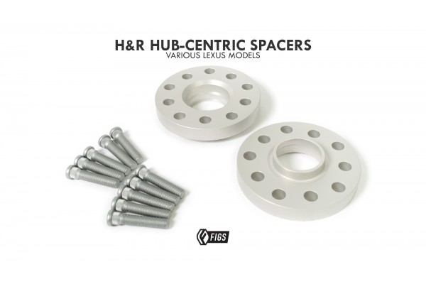 H&R TRAK+ WHEEL SPACER KIT DRS (EXTENDED STUD MOUNT) 15mm