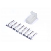 Plug and Pins Only - 8 Pin TYCO WHITE
