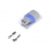 Plug and Pins Only - Delphi 2 Pin GM style Air temp Connector (Grey)
