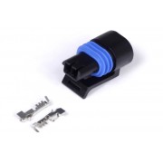 Plug and Pins Only - Delphi 2 pin GM style Coolant Temp Connector (Black)