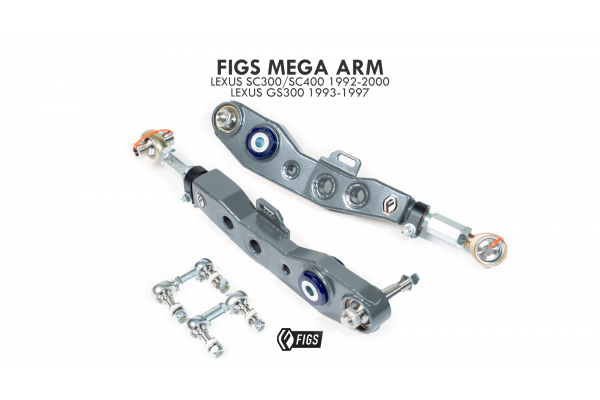 FIGS REAR ADJUSTABLE MEGA ARMS LCA RACE VERSION SC300 SC400 1GS