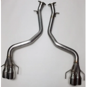 2015-2024 LEXUS RC F MUFFLER DELETE WITH POLISHED TIPS 2015-2024 LEXUS RC F MUFFLER DELETE WITH POLISHED TIPS