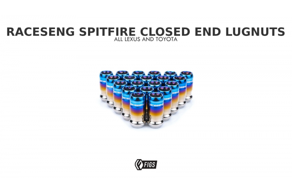 RACESENG SPITFIRE CLOSED END LEXUS LUGNUTS 12 x 1.5mm