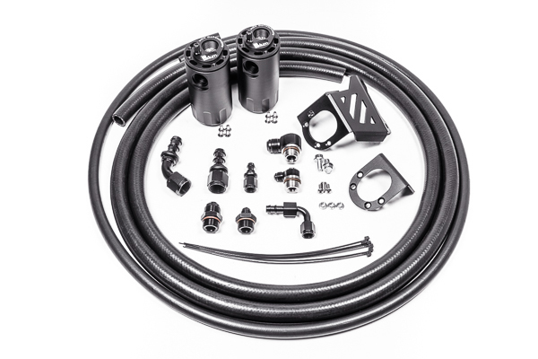 Radium Engineering 2005+ Toyota Tacoma Dual Catch Can Kit - Fluid Lock