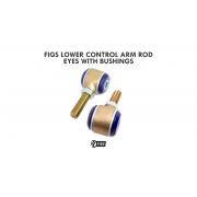 LOWER CONTROL ARM ROD EYES WITH BUSHINGS