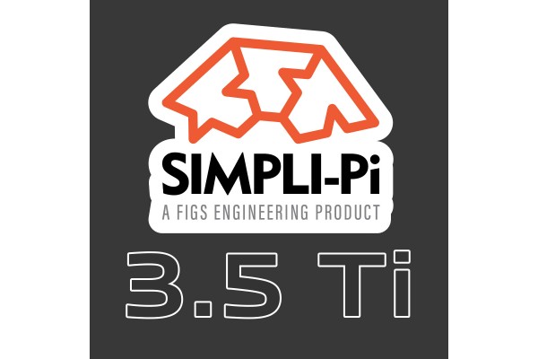 SIMPLI-PI 3.5" TITANIUM  INTERLOCKING PIE CUTS