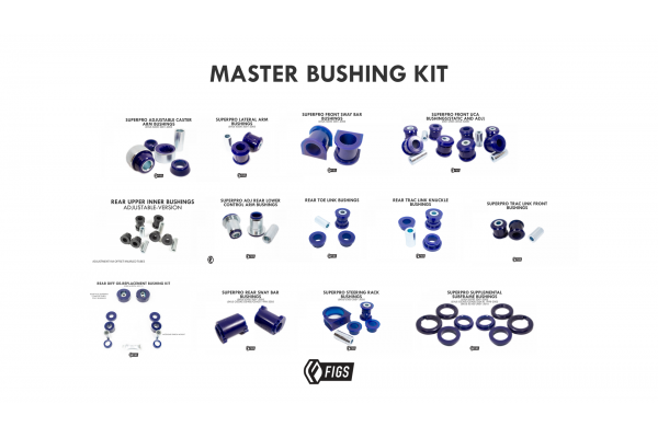 2001-2005 LEXUS IS300 ADJUSTABLE MASTER BUSHING KIT 2001-2005 LEXUS IS300 ADJUSTABLE MASTER BUSHING KIT