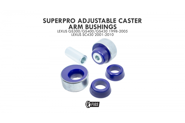 1998-2005 LEXUS GS300 ADJUSTABLE CASTER ARM POLYURETHANE BUSHINGS 1998-2005 LEXUS GS300 ADJUSTABLE CASTER ARM POLYURETHANE BUSHINGS