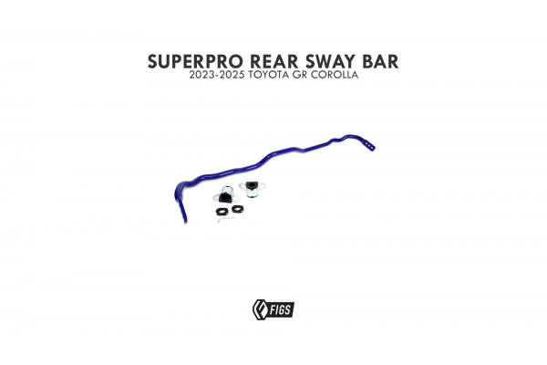 2023-2025 TOYOTA GR COROLLA 24MM ADJUSTABLE REAR SWAY BAR 2023-2025 TOYOTA GR COROLLA 24MM ADJUSTABLE REAR SWAY BAR
