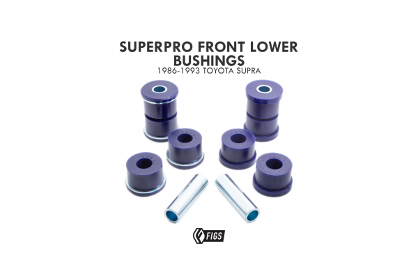 1986-1993 TOYOTA SUPRA FRONT LOWER CONTROL ARM BUSHINGS 1986-1993 TOYOTA SUPRA FRONT LOWER CONTROL ARM BUSHINGS