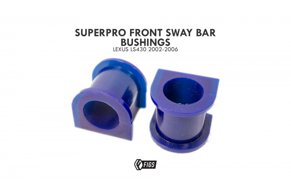 2002-2006 LEXUS LS430 30mm FRONT SWAY BAR BUSHINGS 2002-2006 LEXUS LS430 30mm FRONT SWAY BAR BUSHINGS