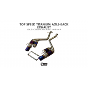 TOP SPEED TITANIUM AXLE-BACK EXHAUST RC200T/RC300/RC350