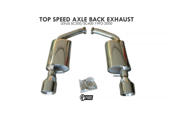 TOP SPEED SC300/SC400 1992-2000 AXLE BACK EXHAUST