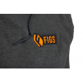 FIGS CENTER EMBROIDERED GRAY HOODIE FIGS CENTER EMBROIDERED GRAY HOODIE