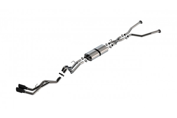 2022-2024 Toyota Tundra Axle-Back Exhaust System - S-Type 2022-2024 Toyota Tundra Axle-Back Exhaust System - S-Type