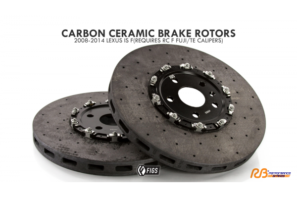 2008-2014 LEXUS IS F FRONT AND REAR CCB ROTORS AND PADS(FOR RCF TRACK OR FUJI CALIPERS) 2008-2014 LEXUS IS F FRONT AND REAR CCB ROTORS AND PADS(FOR RCF TRACK OR FUJI CALIPERS)