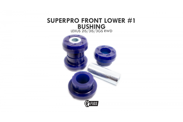 FRONT LOWER ARM FRONT MOUNT #1 POLY BUSHING 90 HIGH PERFORMANCE GEN 3IS 2IS IS-F 3GS RWD 