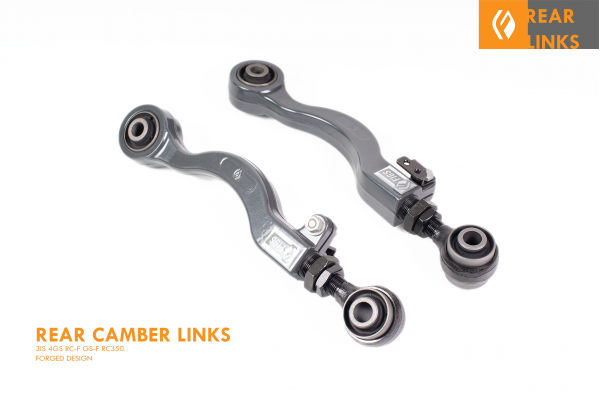 REAR ADJUSTABLE CAMBER #2 UPPER LINKS 3IS / 4GS RC350 RC-F GS-F