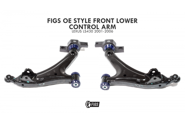 LS430 OE STYLE FRONT LOWER CONTROL ARMS WITH BUSHINGS
