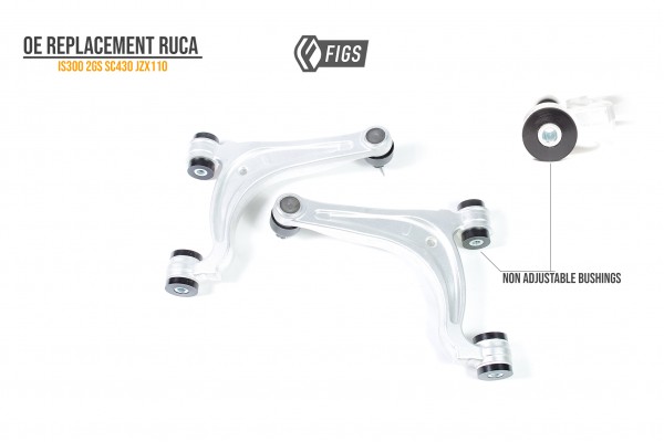 REAR UPPER CONTROL ARMS WITH POLY BUSHINGS INSTALLED IS300/JZX110/2GS/SC430