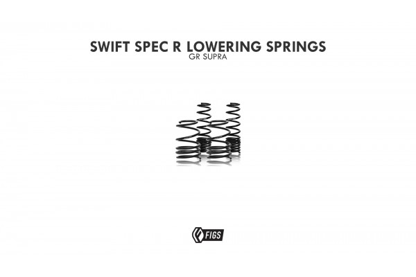 SWIFT SPEC R LOWERING SPRINGS GR SUPRA