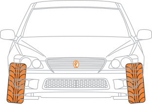 Camber alignment diagram